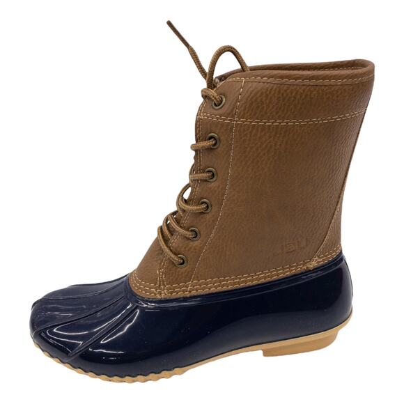 JBU Jambu Womens Waterproof Winter Duck Boots  Maplewood  Navy Blue Tan 8 or 11 - Picture 5 of 8